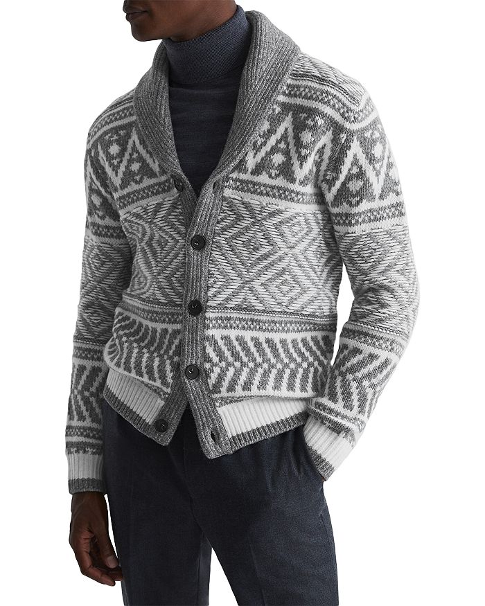 reiss astrid shawl collar sweater