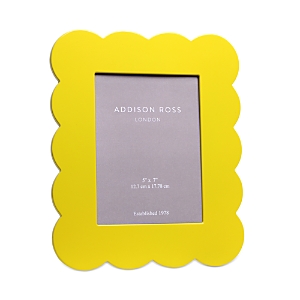 Addison Ross White Lacquer Frame, 5 X 7 In Yellow