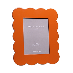 Addison Ross White Lacquer Frame, 5 X 7 In Orange