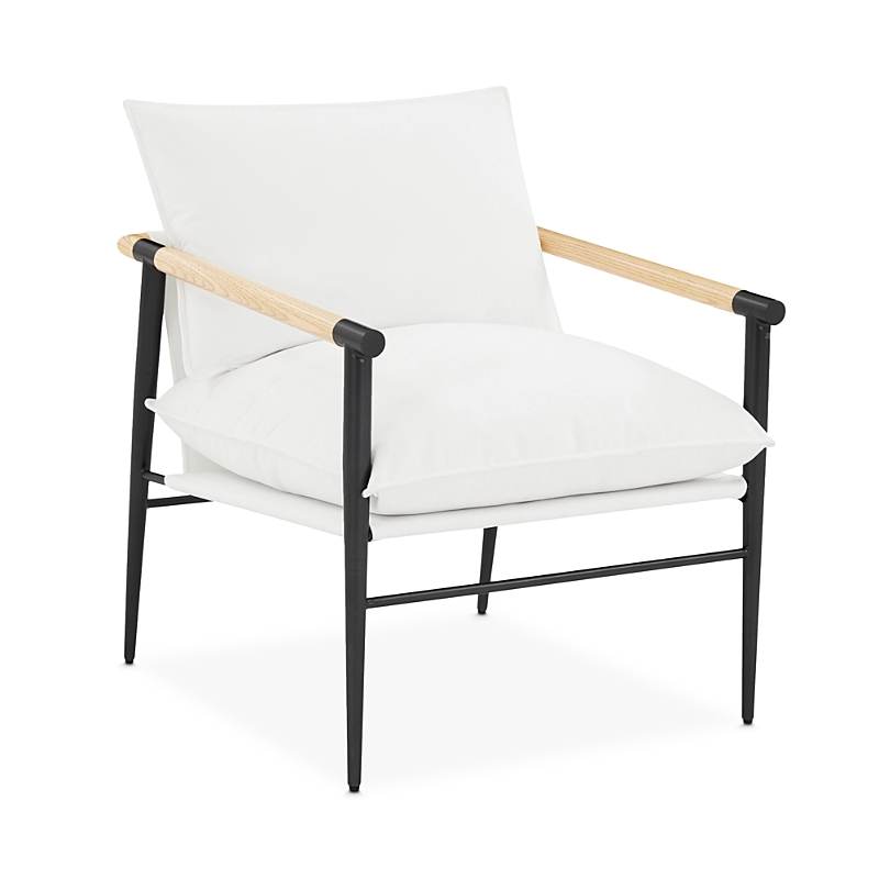Tov Furniture Cali Performance Fabric Accent Chair In White