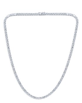 Bloomingdale's - Diamond Tennis Necklace in 14K White Gold, 20.0 ct. t.w. - 100% Exclusive