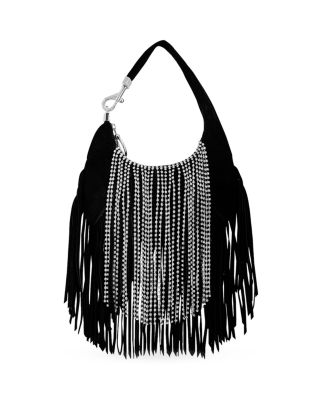 REBECCA MINKOFF Leather Hobo factory Tassel Handbag