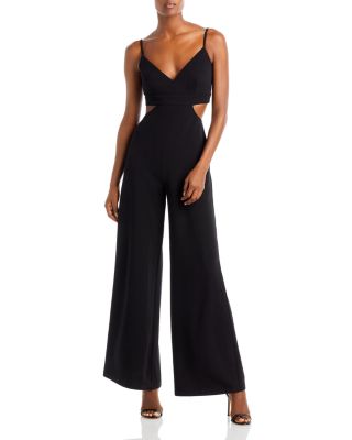 wide leg cutout jumpsuit