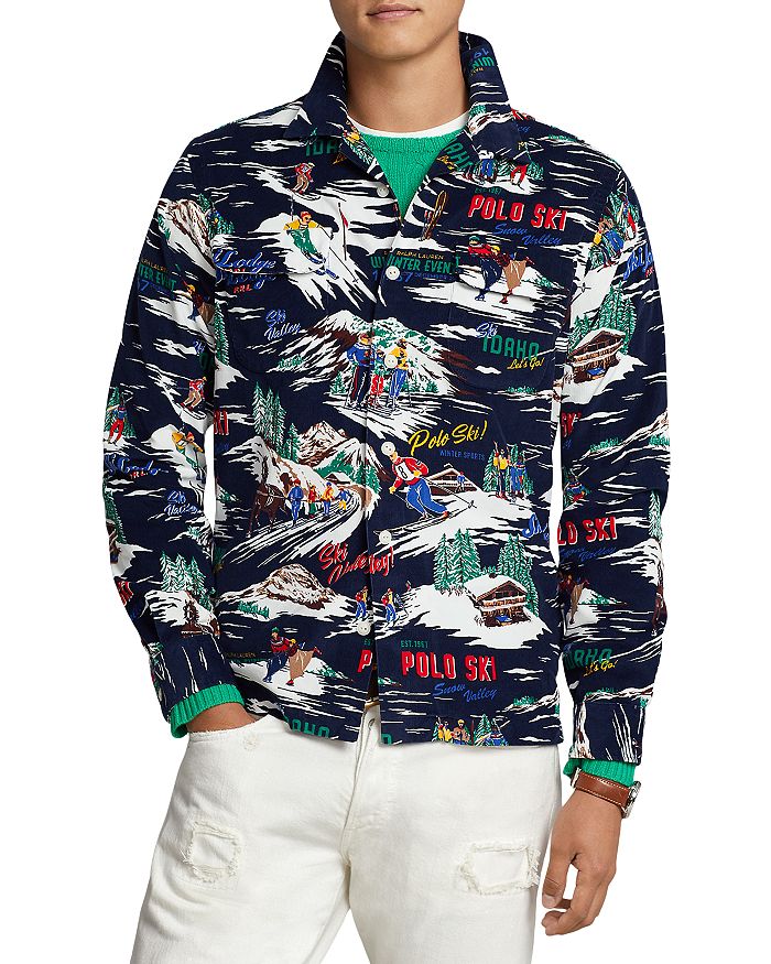 Polo Ralph Lauren Classic Fit Ski-Print Corduroy Shirt | Bloomingdale's