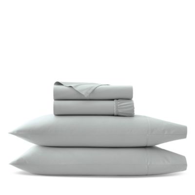 Percale Hemmed Sheet Set, Queen