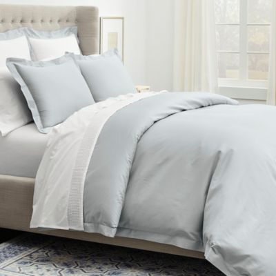 Percale Hemmed Duvet Set, King/Cal King