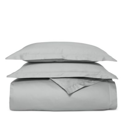 Percale Hemmed Duvet Set, King/Cal King
