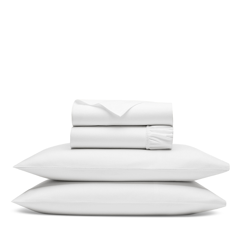 Boll & Branch Flannel Sheet Set, King In White