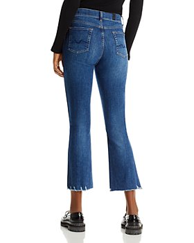 7 For All Mankind Cropped Jeans - Bloomingdale's