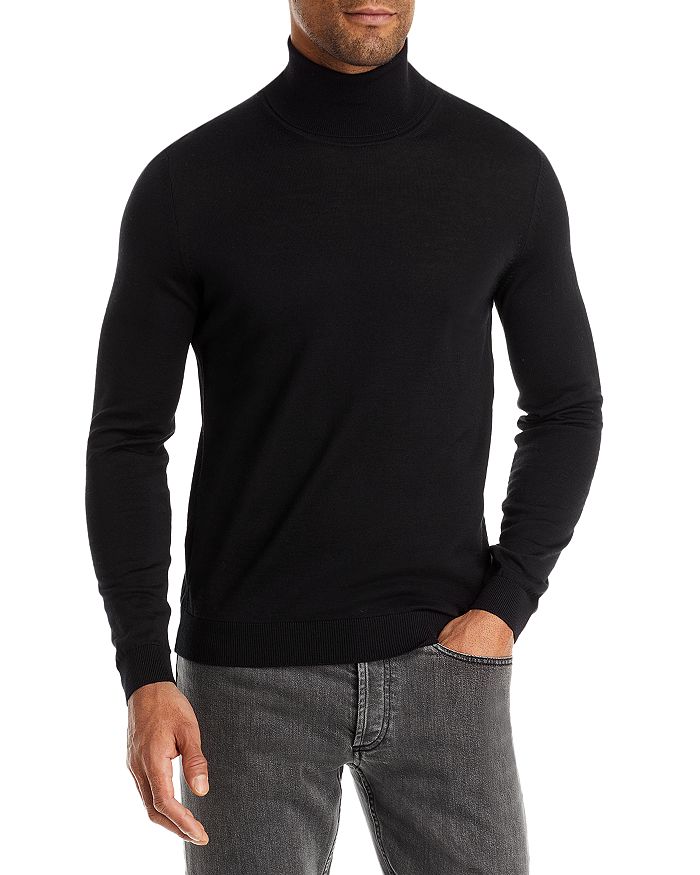 BOSS Musso Wool Turtleneck Sweater | Bloomingdale's