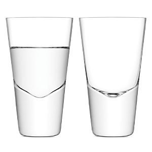 Shop Lsa Bar Vodka Glass, Set Of 2 In Clear