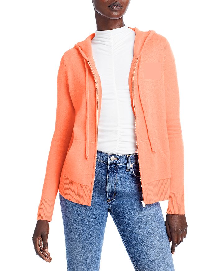 C by Bloomingdale's Cashmere Zip Hoodie 100 Exclusive Bloomingdale's