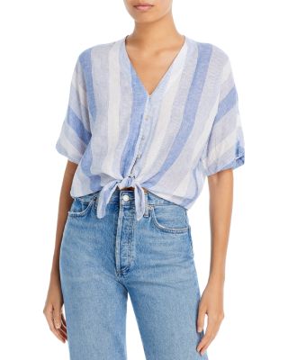 Rails Thea Stripe Tie Front Top Size Large outlet