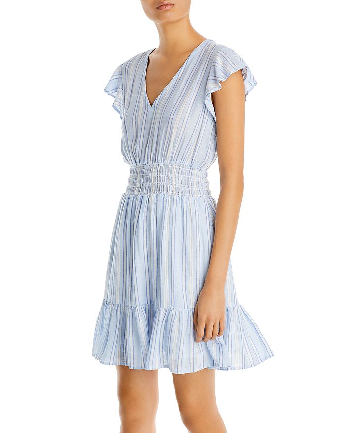 Rails Tara Smocked Stripe Dress | Bloomingdale's