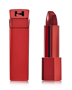 Shop Hourglass Unlocked Satin Creme Lipstick In Red 0