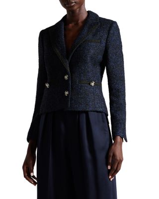 Ted Baker - Alenaah Boucle Embellished Blazer
