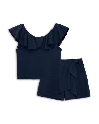 Habitual Kids - Girls' Ruffle Top & Shorts Set - Big Kid