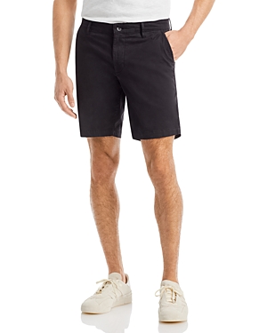 Shop Ag Wanderer 8.5 Stretch Cotton Shorts In Super Black