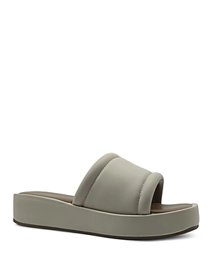 Kenneth Cole Women's Andreanna Slip On Platform Sandals In Gray
