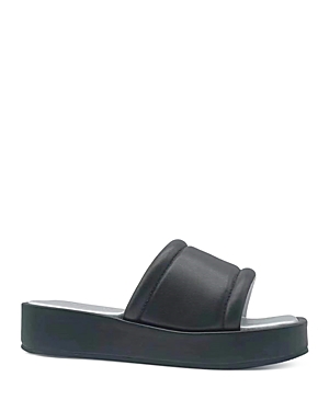 Kenneth Cole Women's Andreanna Slip On Platform Sandals In Black