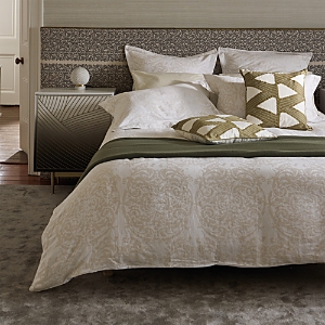 Shop Zoffany Tespi Duvet Cover, Full/queen In Champagne