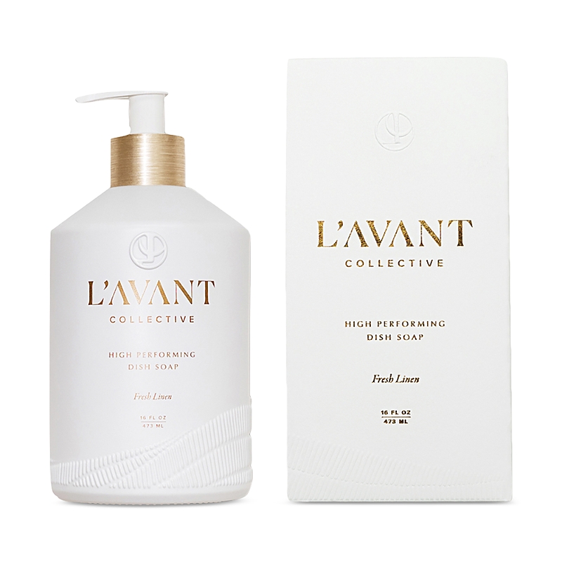 L'Avant Collective High Performing Dish Soap, Fresh Linen 16 oz.