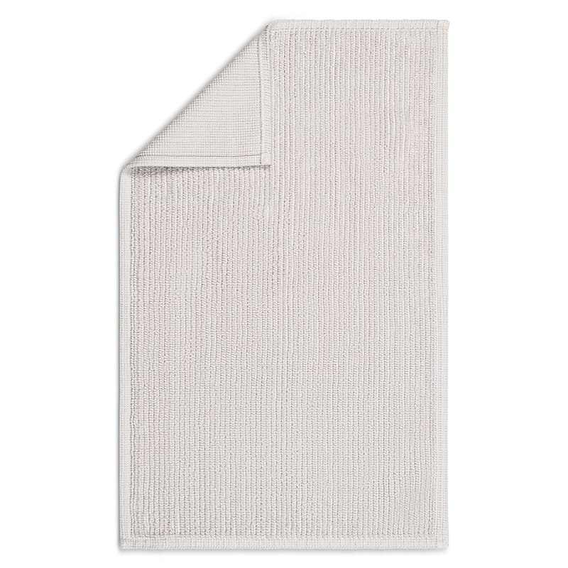 Matouk Francisco Large Bath Rug, 24 X 40 In Silver