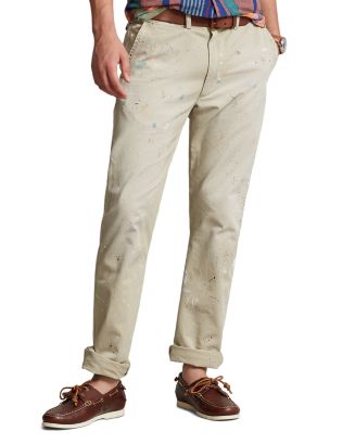 Polo Ralph Lauren Salinger Classic Fit Paint Splatter Chinos