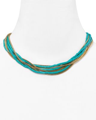 michael kors turquoise necklace
