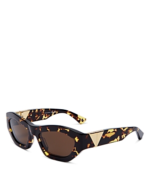 BOTTEGA VENETA GEOMETRIC SUNGLASSES, 54MM