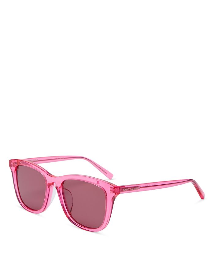 Saint Laurent Square Sunglasses, 53mm | Bloomingdale's