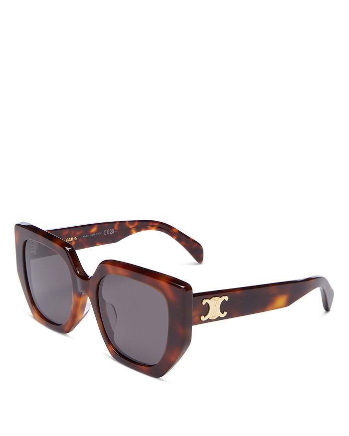 Triomphe Butterfly Sunglasses, 55mm | Bloomingdale's