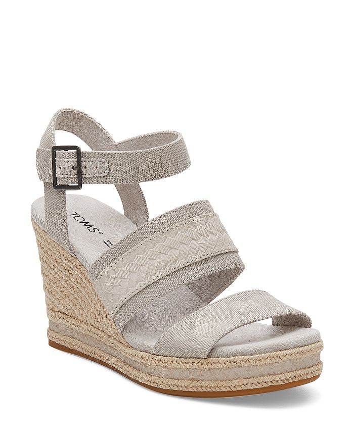 TOMS Women's Madely Strappy Espadrille Wedge Sandals Bloomingdale's