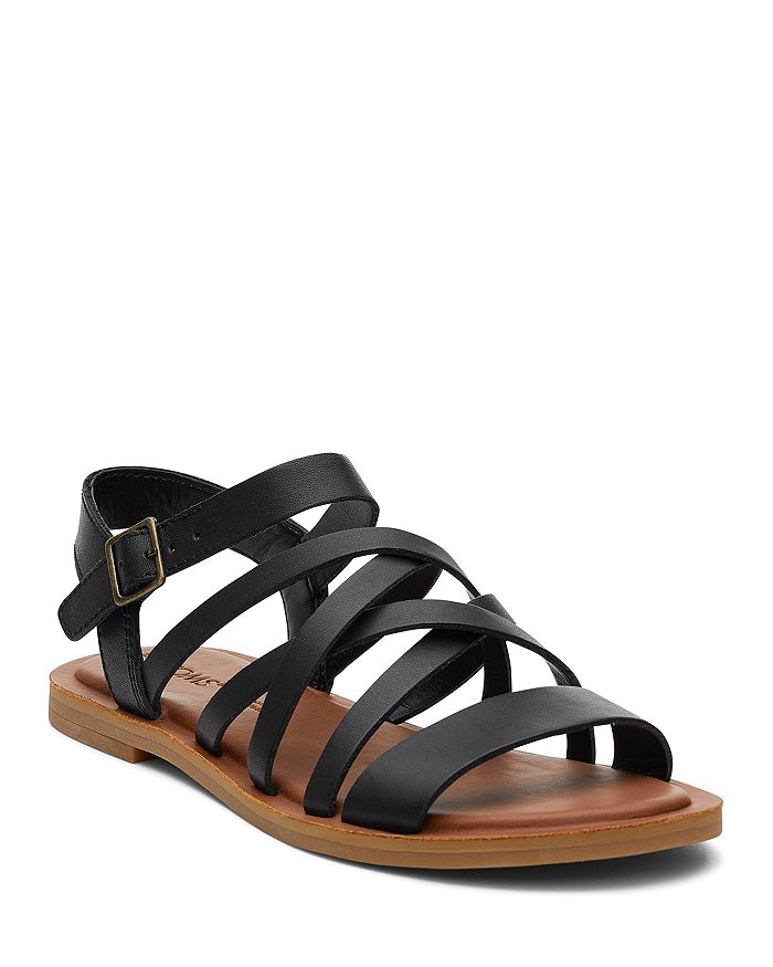 TOMS Women's Sephina Crisscross Strap Flat Sandals | Bloomingdale's