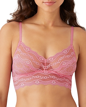 B.tempt'd By Wacoal Lace Kiss Bralette In Sea Pink