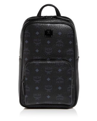 Mini Aren Drawstring Backpack in Visetos Black
