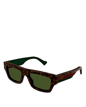 Gucci -  Web Studi Rectangular Sunglasses, 55mm