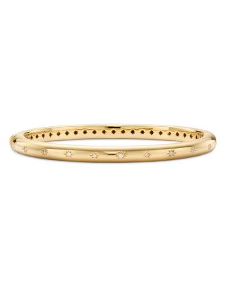 Temple St. Clair - 18K Yellow Gold Celestial Diamond Small Cosmos Bangle Bracelet