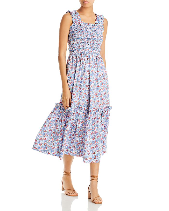 Sea NYC Peggy Cotton Floral Print Dress | Bloomingdale's