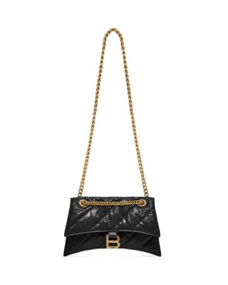 Crush Mini Chain Bag Metallized Quilted