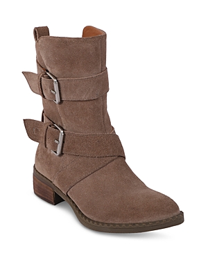 Gentle Souls By Kenneth Cole Women's Best Double Buckle Boots In Taupe