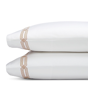 Hudson Park Collection Italian Tivoli Embroidered Standard Pillowcase, Pair - 100% Exclusive In Champagne
