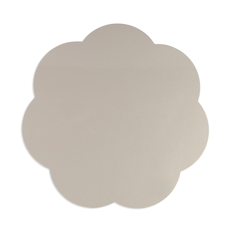 Addison Ross Scalloped Lacquer 16 Placemats, Set Of 4 In Cappuccino