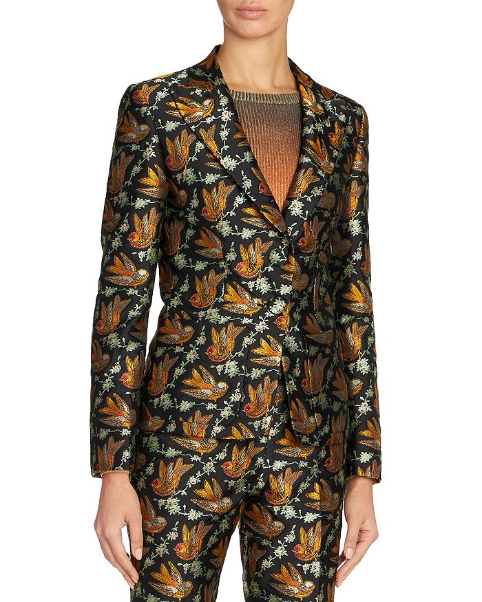 Etro Bird Print Jacquard Blazer Bloomingdale s