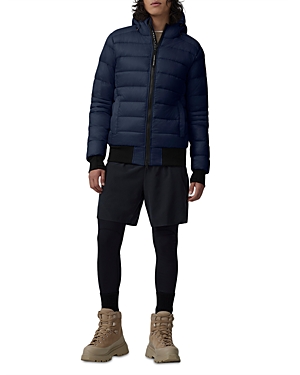 Canada Goose Crofton Slim Fit Packable Hooded Jacket In Atlantic Navy