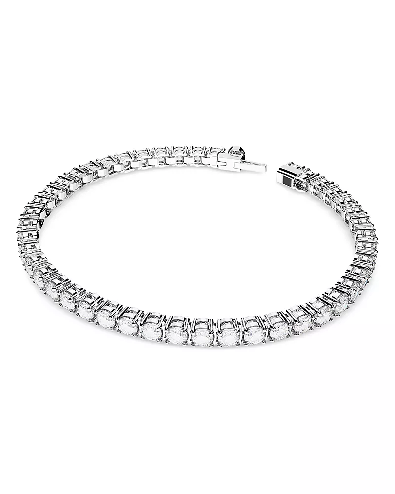 Swarovski Matrix Crystal Tennis Bracelet