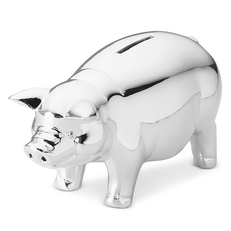 REED & BARTON CLASSIC PORCELAIN PIGGY BANK