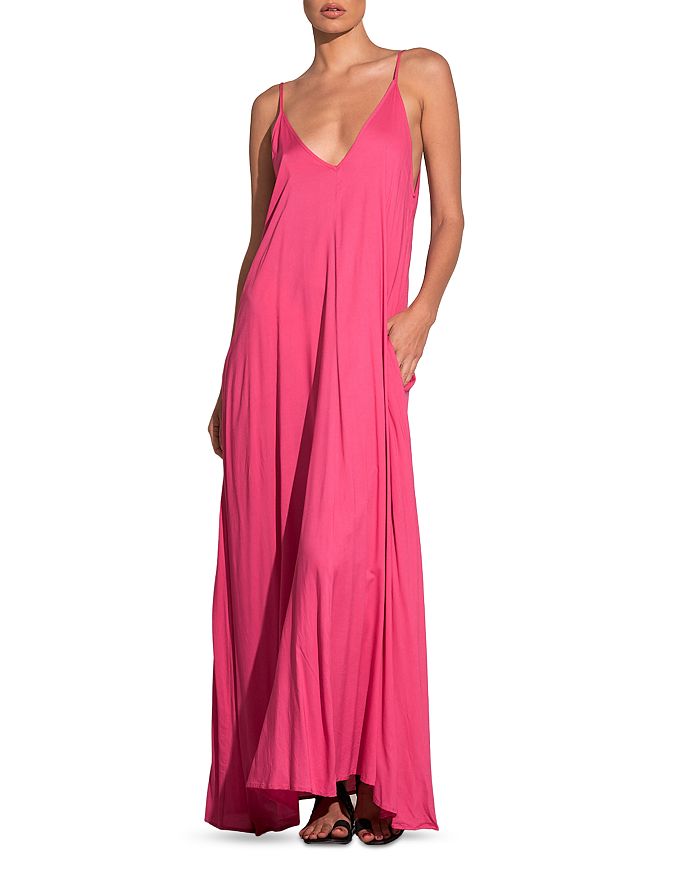 Elan Sleeveless V Neck Maxi Dress Bloomingdale's