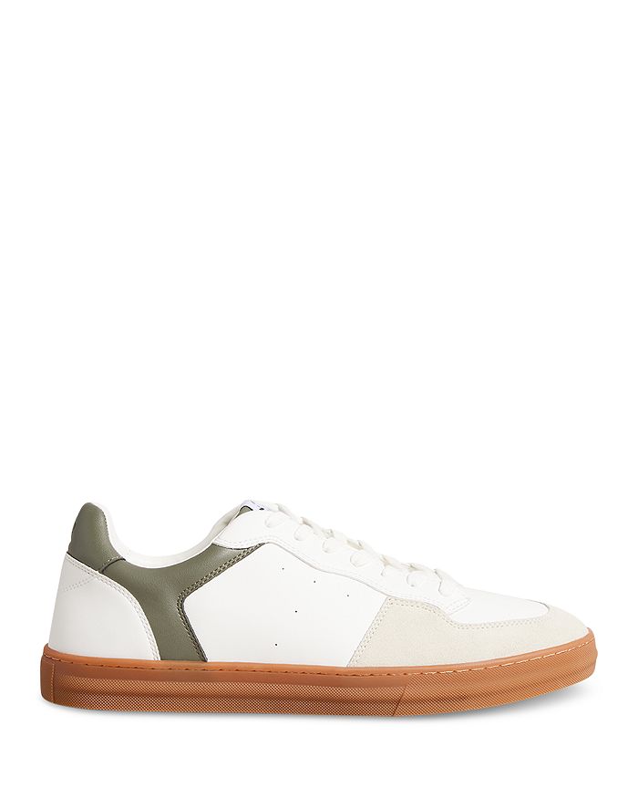 Ted Baker Barker Leather and Suede Sneakers | Bloomingdale's