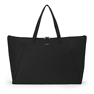 Shop Tumi Voyageur Just In Case Large Zip Tote Bag In Black/gunmetal